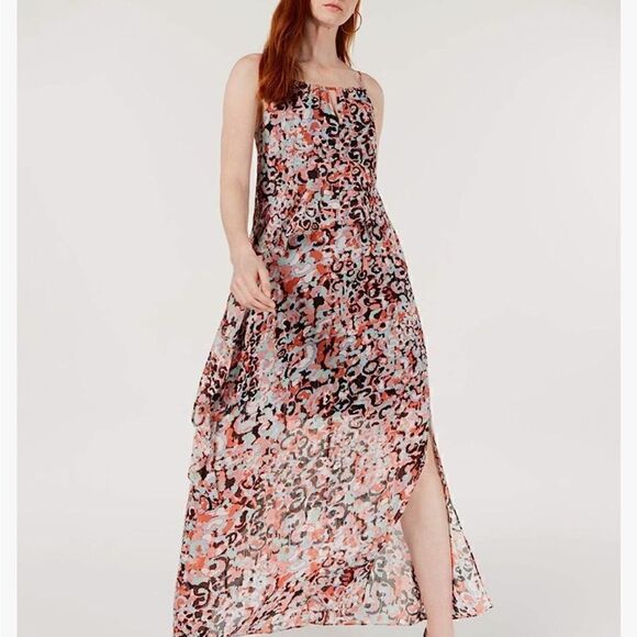 Bar III Printed Ruffled Maxi Dress - Picture 3 of 15